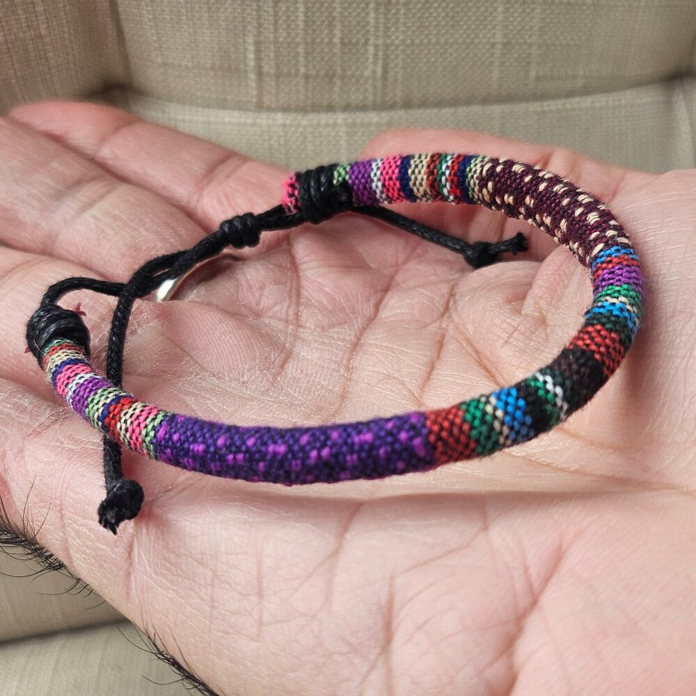 Ethnic Bohemia Rope Bracelet Woven Bracelet Colorful Fabric Fil Tissu Bracelet
